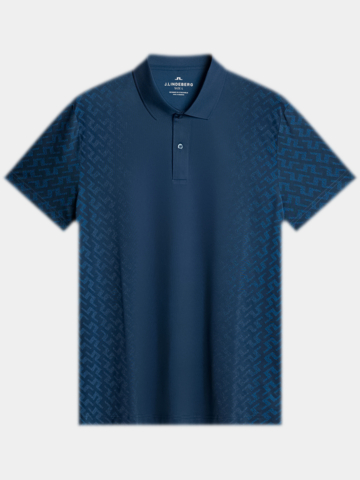 J.Lindeberg  Kalle Halbarm Polo navy