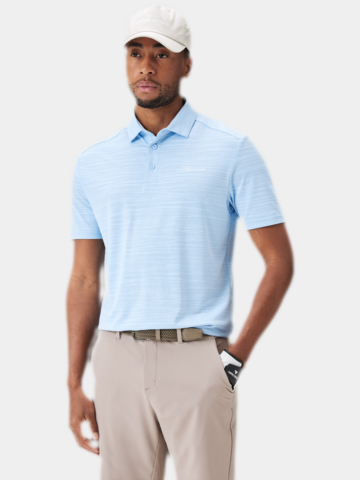 Macade Golf Flight Shirt Halbarm Polo hellblau