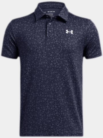 Under Armour Polokošile UA Playoff s potiskem a polovičním rukávem námořnická modrá