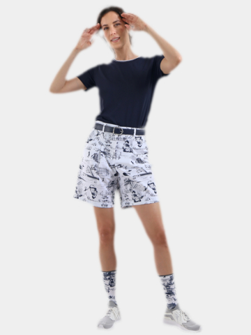 Chervo GOVER Bermuda Hose weiß