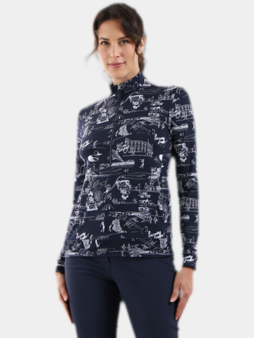 Chervo TORRE Stretch Midlayer marine