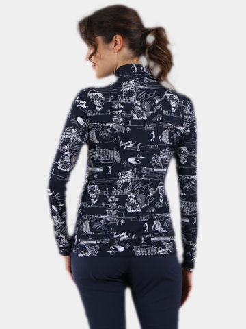 Chervo TORRE Stretch Midlayer marine