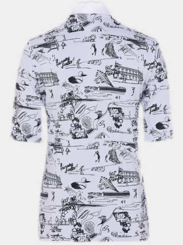 Chervo ASTRALE 3/4 Arm Polo weiß