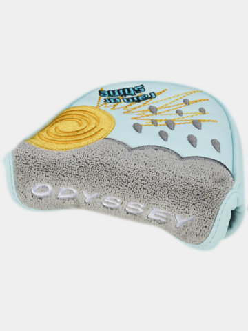 Odyssey Rain or shine Mallet Headcover blau