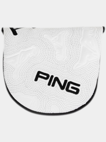 Ping Icon Mallet Headcover weiß