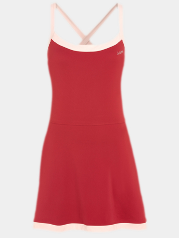 Malbon EMILIANA DRESS ohne Arm Kleid bordeaux