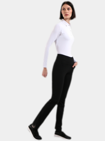 Chervo ABRACADABRA Langarm Polo weiß