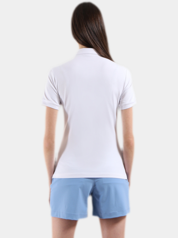 Chervo ANTRACITE Halbarm Polo weiß