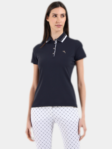 Chervo AQUAMARINE Halbarm Polo navy