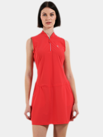 Chervo JOELE ohne Arm Kleid rot