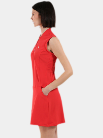 Chervo JOELE ohne Arm Kleid rot