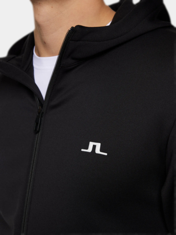 J.Lindeberg  Aerial Full Zip Hood Stretch Jacke schwarz