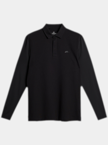 J.Lindeberg  Sean Hybrid Langarm Polo schwarz