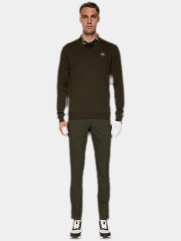 J.Lindeberg  Lymann Knitted Sweater Pullover oliv