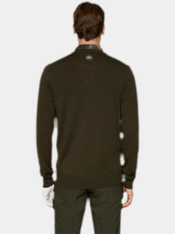 J.Lindeberg  Lymann Knitted Sweater Pullover oliv