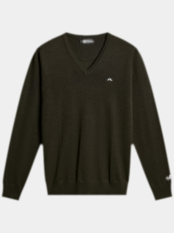 J.Lindeberg  Lymann Knitted Sweater Pullover oliv