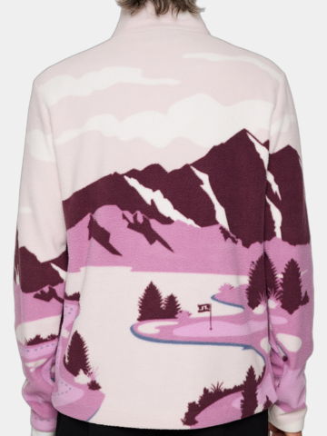 J.Lindeberg Sammie Pile Jacket Fleece Midlayer beere