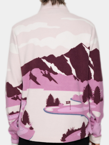 J.Lindeberg  Sammie Pile Jacket Fleece Midlayer beere