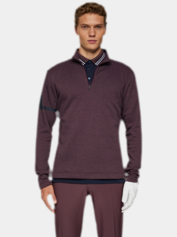 J.Lindeberg  Heath Strike Stretch Midlayer beere