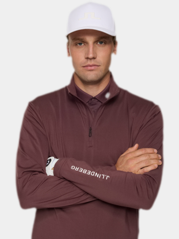 J.Lindeberg  Tour Tech Stretch Midlayer beere