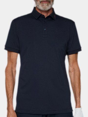J.Lindeberg KV Print Halbarm Polo navy