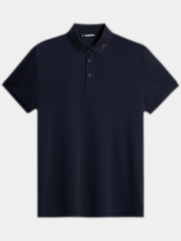 J.Lindeberg  KV Print Halbarm Polo navy