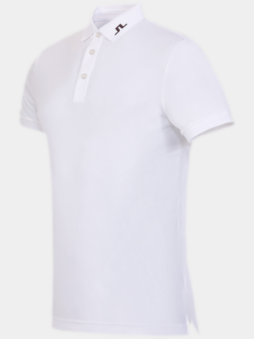 J.Lindeberg  KV Print Halbarm Polo weiß