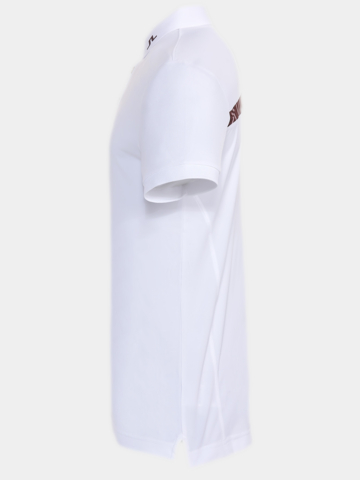 J.Lindeberg  KV Print Halbarm Polo weiß