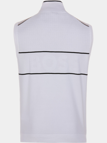 BOSS K_Birdie Vest-1 Pullunder Strick weiß