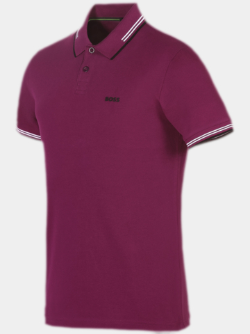BOSS  Paul Halbarm Polo beere