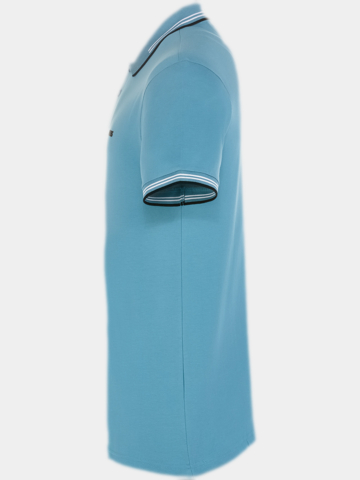 BOSS  Paul Halbarm Polo blau