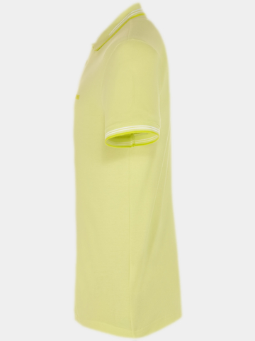 BOSS  Paul Halbarm Polo hellgrün