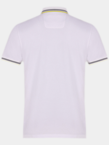 BOSS  Paul Halbarm Polo weiß