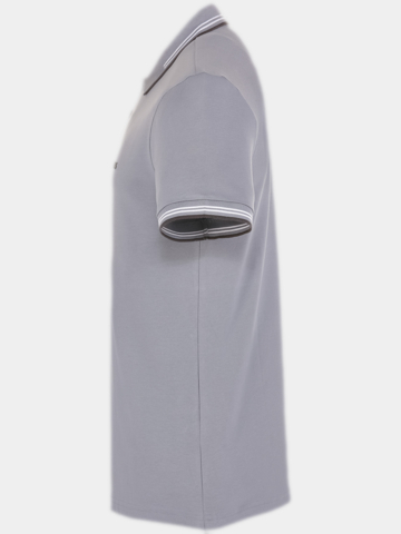 BOSS  Paul Halbarm Polo grau