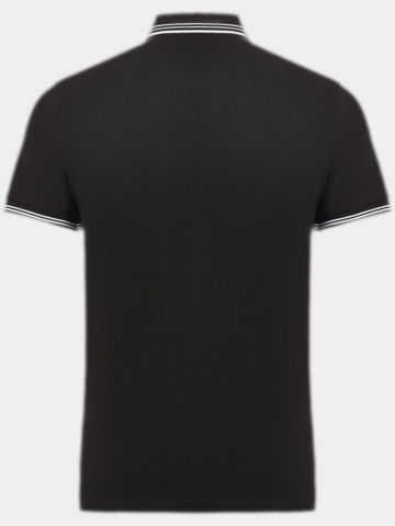 BOSS  Paul Halbarm Polo schwarz