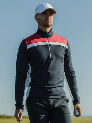 Galvin Green  DEAN Stretch Midlayer navy