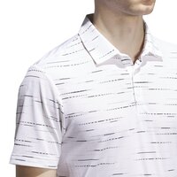 adidas  ULTIMATE365 MESH PRINT Halbarm Polo rosa