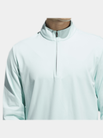 adidas  ULTIMATE365 CLASSIC QUARTER-ZIP PULLOVER Stretch Midlayer hellgrün
