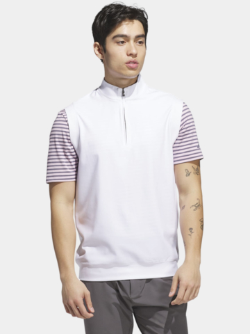 adidas ULTIMATE365 CLASSIC QUARTER-ZIP VEST Stretch Weste weiß