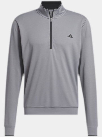 adidas  MENS UPF LIGHTWEIGHT QUARTER ZIP Stretch Midlayer grau