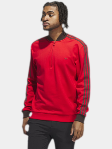 F 3 Str 1/4 Zip Stretch Midlayer rot