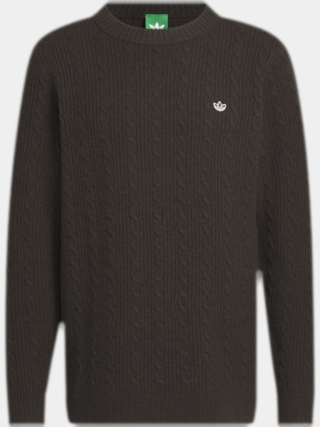 adidas Golf Originals  MR Nvlty Swtr Pullover Strick dunkelbraun