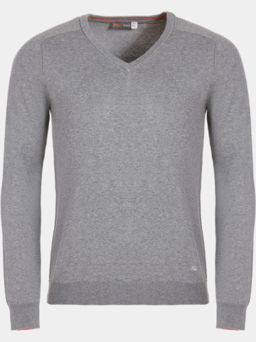 Kjus Kirk V-Neck 2.0 Pullover Strick grau