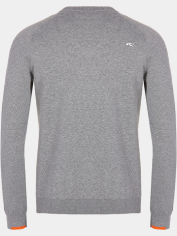 Kjus Kirk V-Neck 2.0 Pullover Strick grau