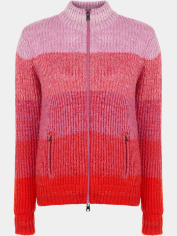 Valiente Degrade Jacke Windstopp Strick fancy