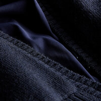 Valiente Jacke Zopf- Windstopp Strick navy