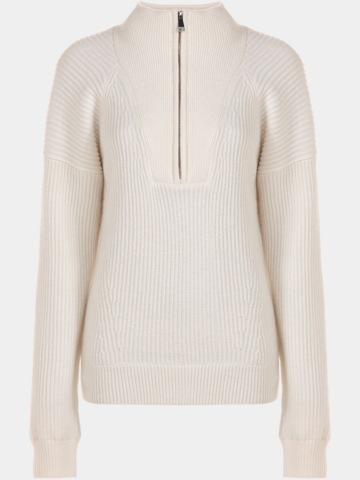 Valiente Troyer Windstopp Strick ecru