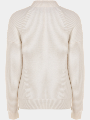 Valiente Troyer Windstopp Strick ecru