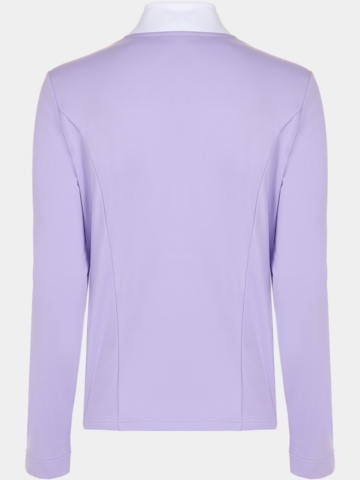 Valiente  1/2 zip stretch thermal midlayer purple