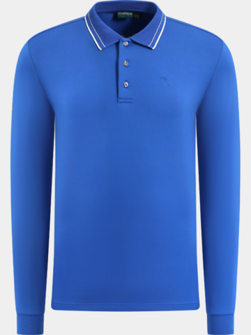 Chervo ALFABETO Langarm Polo royal